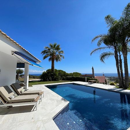 Palm Maresme - Suite With Bathroom And Terrasse With Ocean Views In A Private Villa Vilassar De Dalt Eksteriør billede